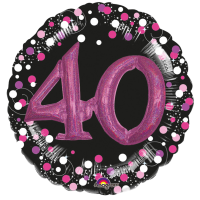 Multiballoon Sparkling Pink 40